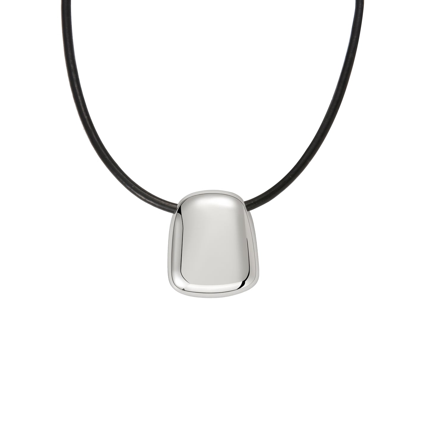 String with silver pendant