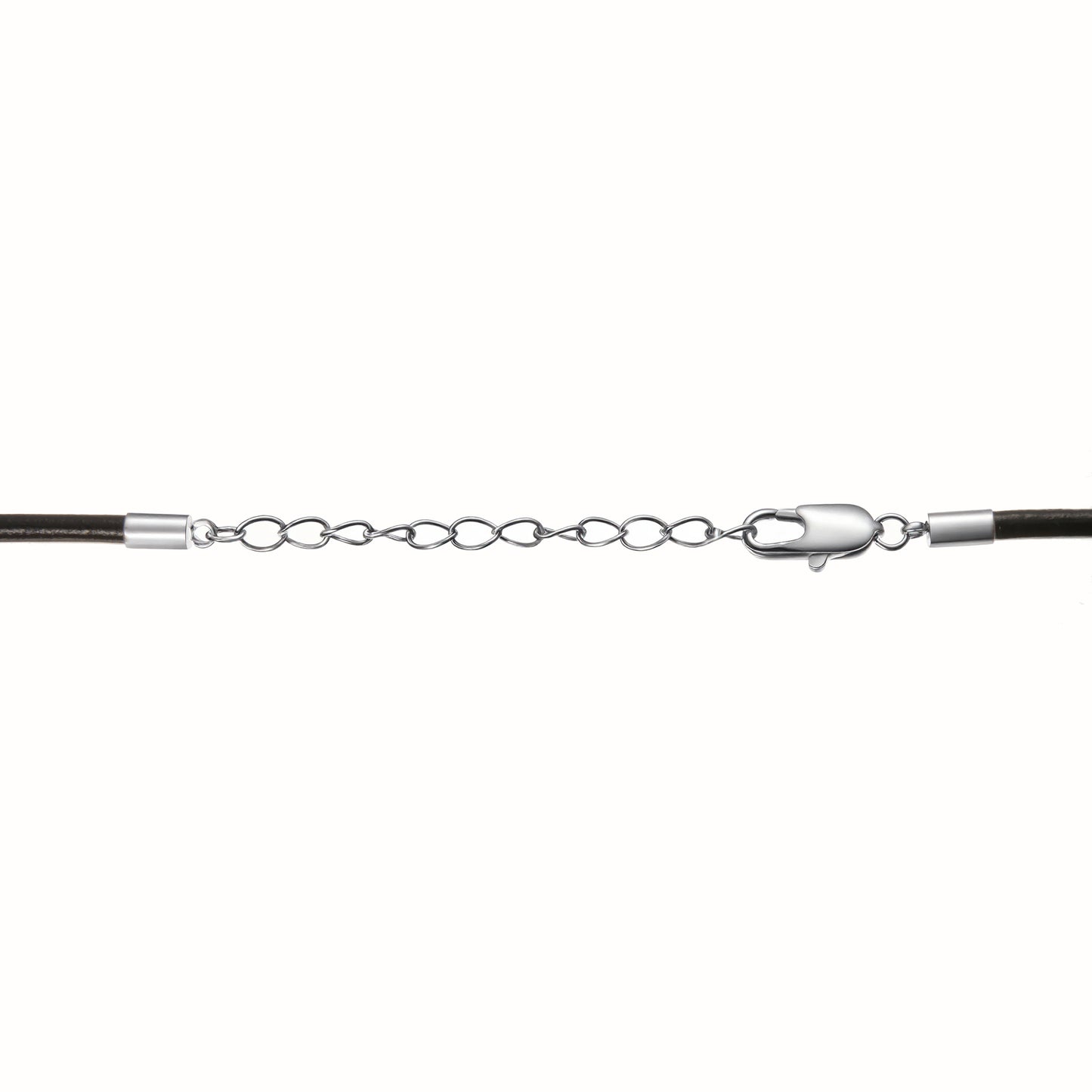 String with silver pendant