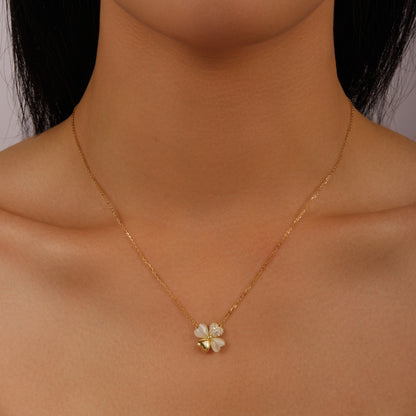 2 gold and 2 white hearts